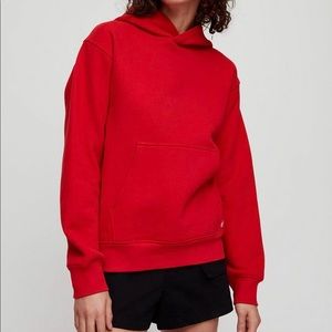 ARITZIA TNA RED THE PERFECT HOODIE